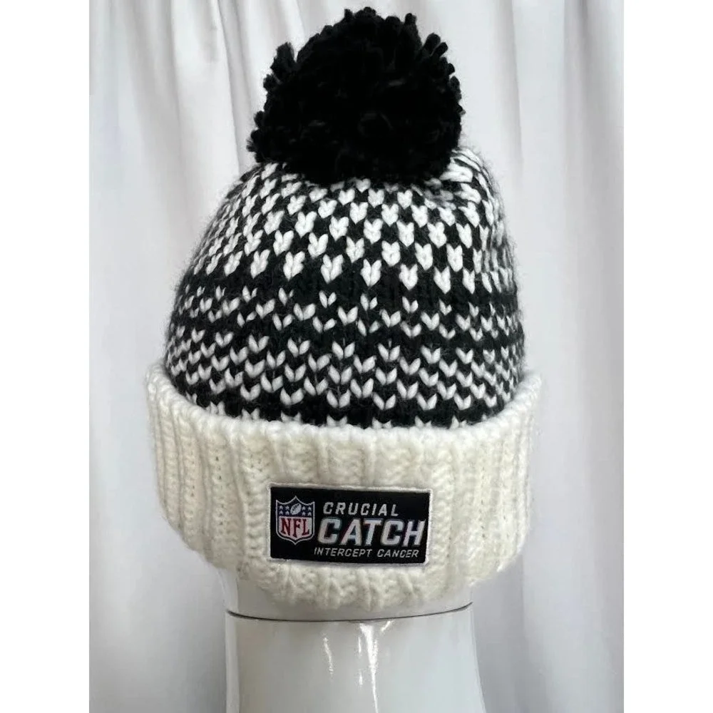 NEW! New‎ Era Women's Black/White Dallas Cowboys Knit Hat